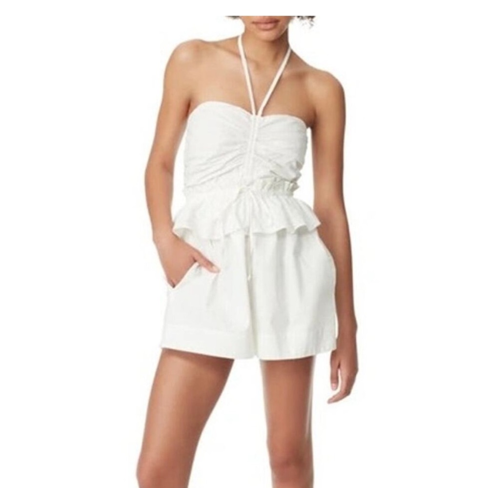 Circus White Halter Romper